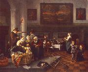 Jan Steen The Christening oil painting artist